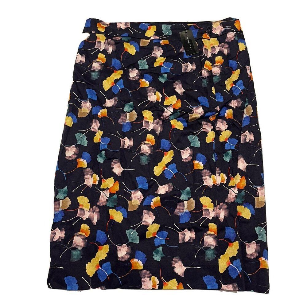 NWT Limited Woman’s Sz 0 Straight pencil Skirt Lined Zip $60 Floral